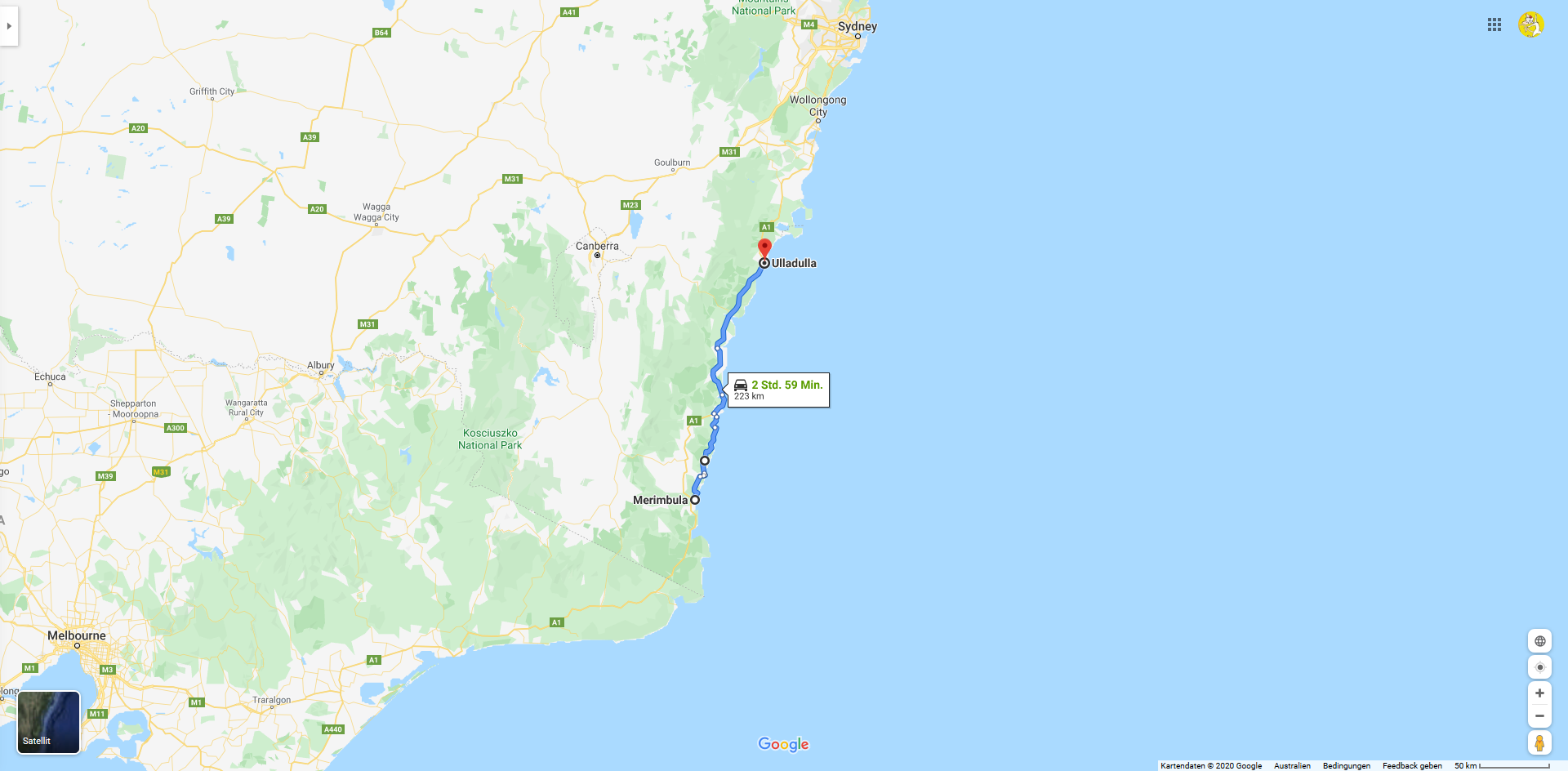 2019 12 27 08 Merimbula bisUlladulla Route